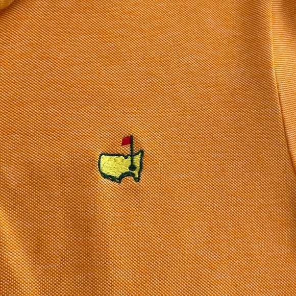 Masters Augusta, Ga Magnolia Lane Women's Orange Short Sleeve Golf Polo Shirt - Picture 4 of 7